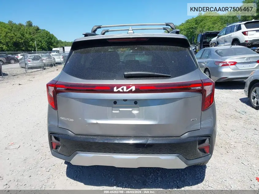 2024 Kia Seltos Ex VIN: KNDERCAA0R7506467 Lot: 45282798