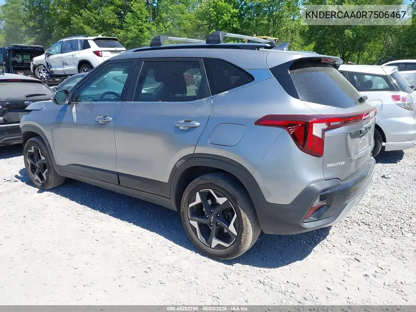 2024 Kia Seltos Ex VIN: KNDERCAA0R7506467 Lot: 45282798