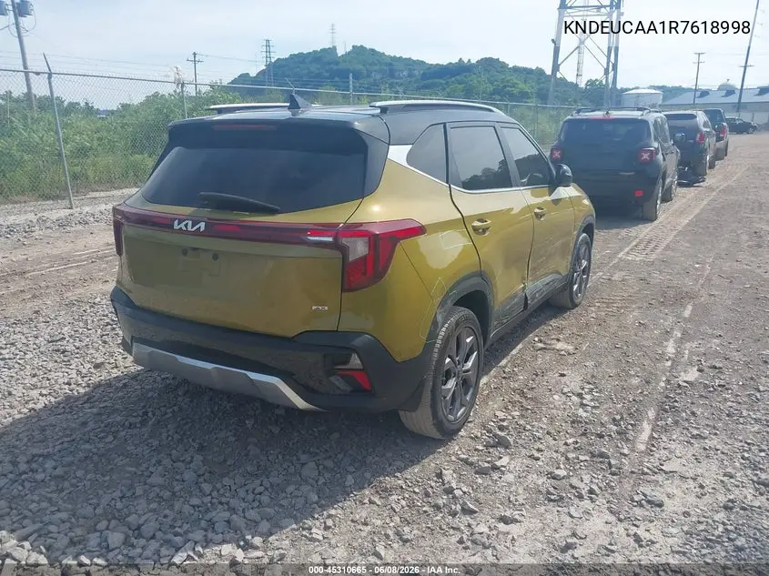 2024 Kia Seltos S VIN: KNDEUCAA1R7618998 Lot: 45310665