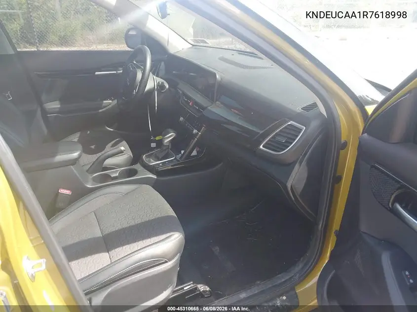2024 Kia Seltos S VIN: KNDEUCAA1R7618998 Lot: 45310665