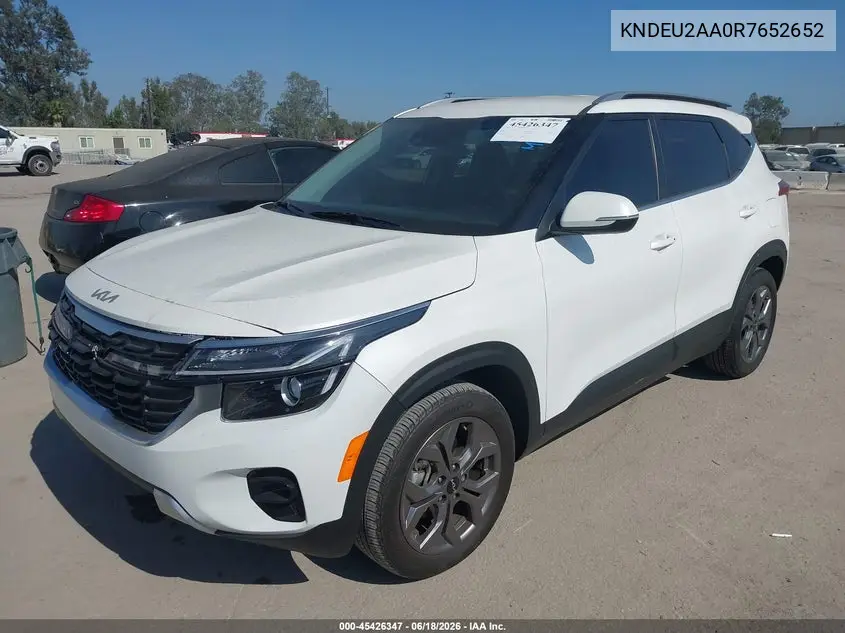 2024 Kia Seltos S VIN: KNDEU2AA0R7652652 Lot: 45426347