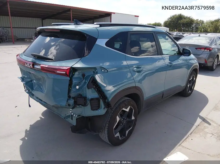 2024 Kia Seltos Ex VIN: KNDER2AA3R7579598 Lot: 45483792