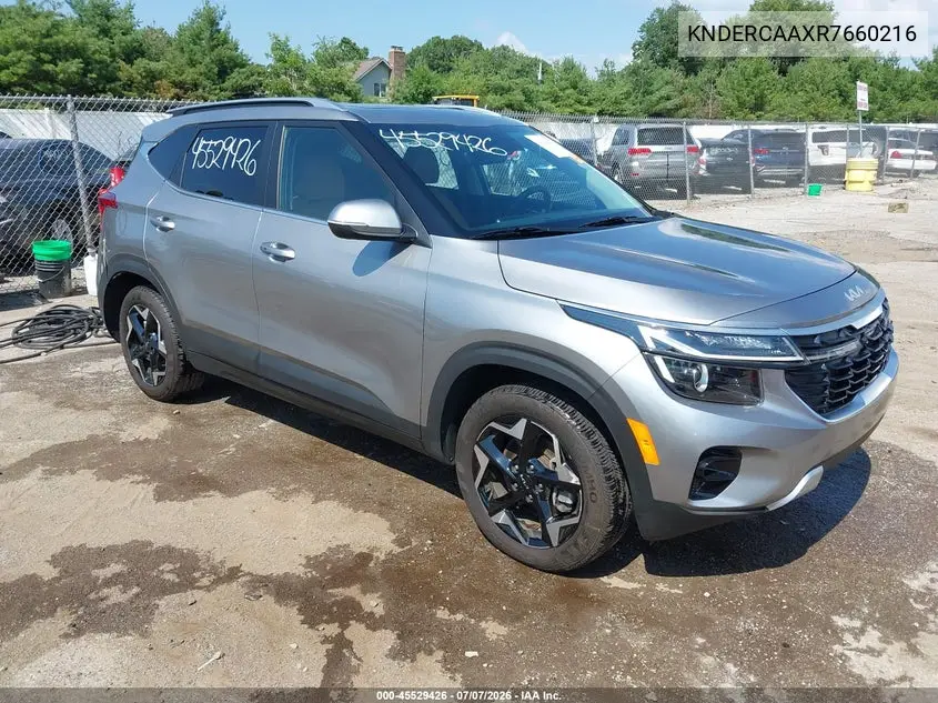 2024 Kia Seltos Ex VIN: KNDERCAAXR7660216 Lot: 45529426