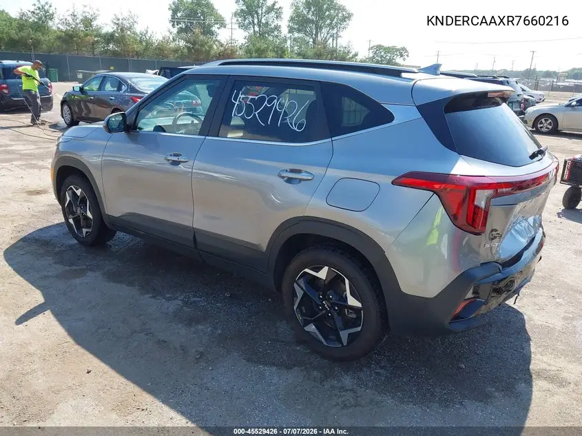 2024 Kia Seltos Ex VIN: KNDERCAAXR7660216 Lot: 45529426