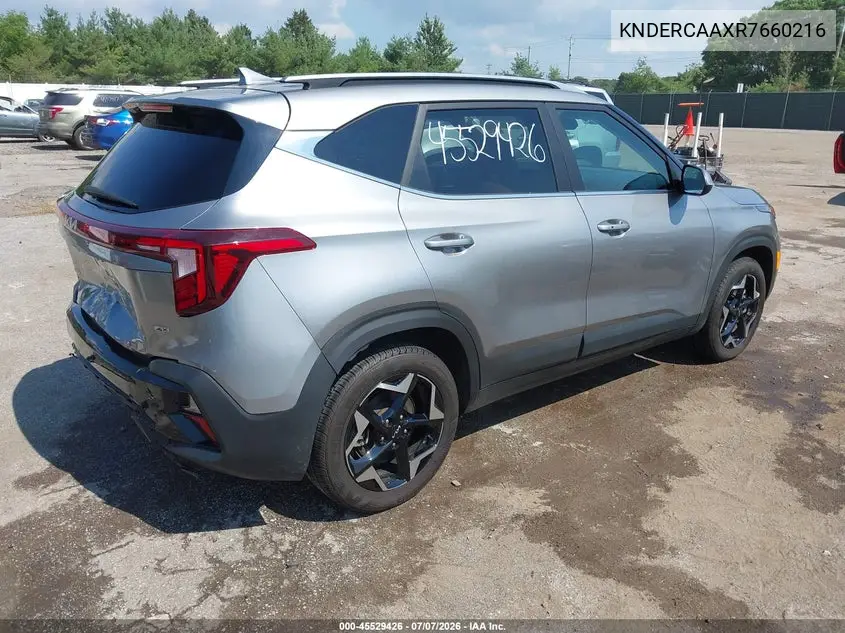 2024 Kia Seltos Ex VIN: KNDERCAAXR7660216 Lot: 45529426