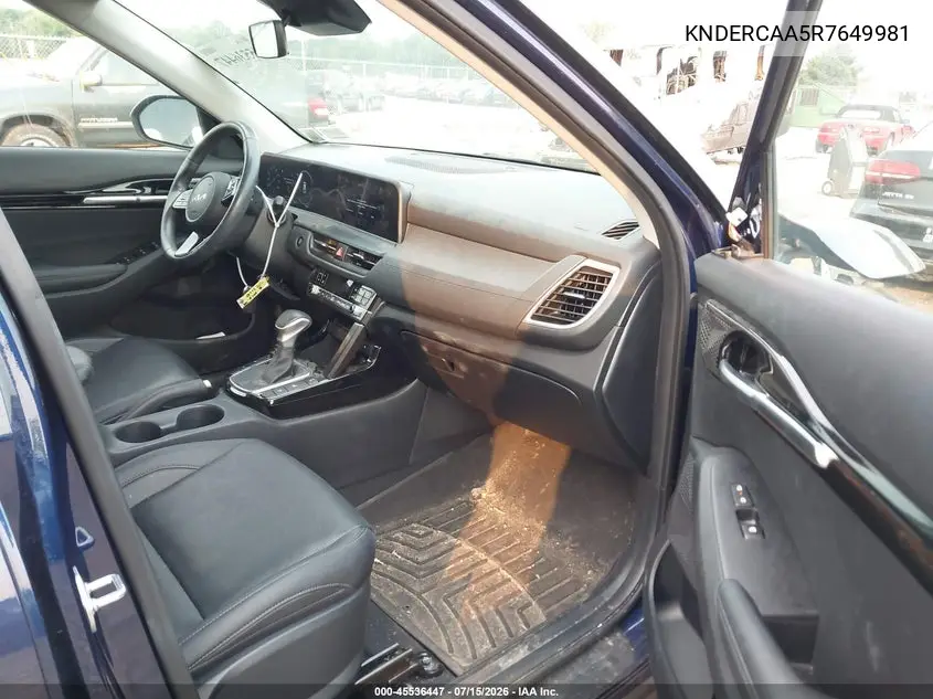 2024 Kia Seltos Ex VIN: KNDERCAA5R7649981 Lot: 45536447