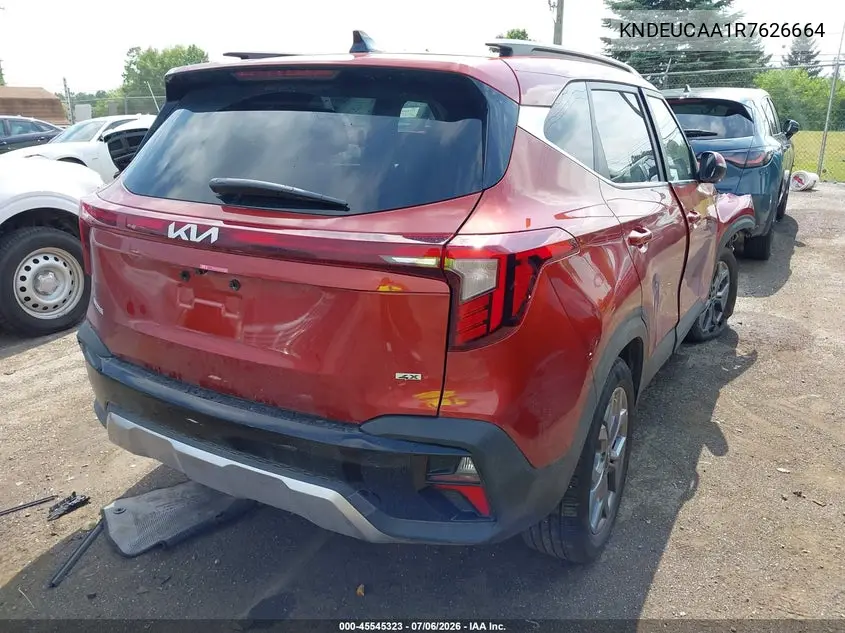 2024 Kia Seltos S VIN: KNDEUCAA1R7626664 Lot: 45545323
