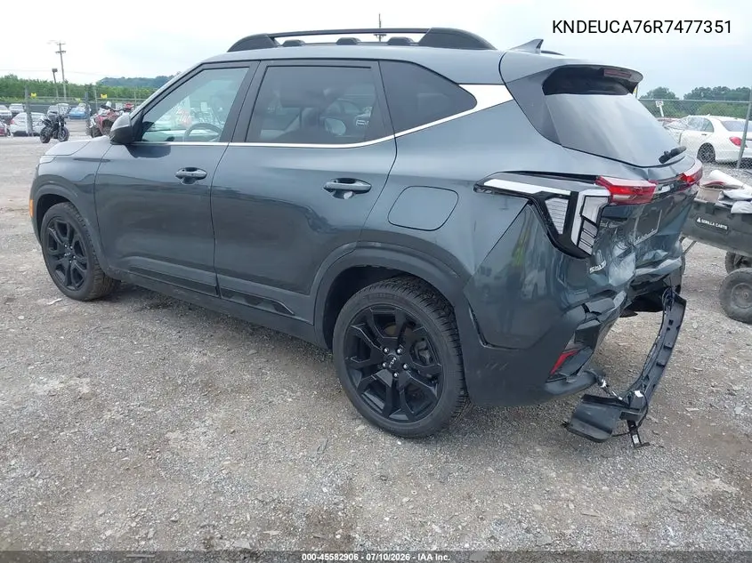 2024 Kia Seltos X-Line VIN: KNDEUCA76R7477351 Lot: 45582906