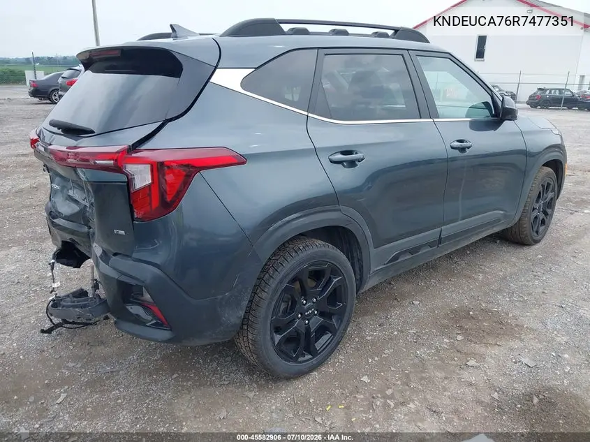 2024 Kia Seltos X-Line VIN: KNDEUCA76R7477351 Lot: 45582906