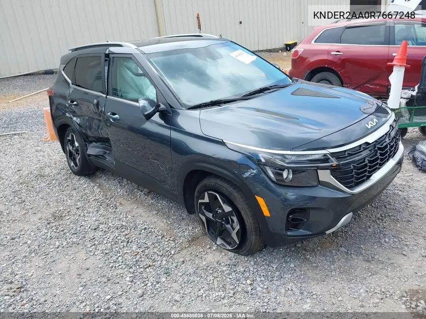 2024 Kia Seltos Ex VIN: KNDER2AA0R7667248 Lot: 45585036