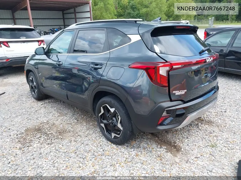 2024 Kia Seltos Ex VIN: KNDER2AA0R7667248 Lot: 45585036