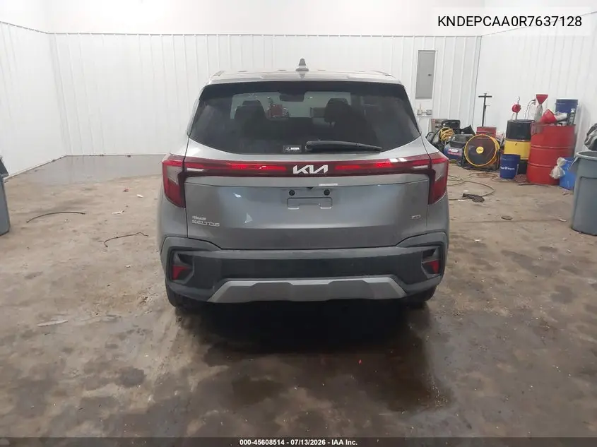 2024 Kia Seltos Lx VIN: KNDEPCAA0R7637128 Lot: 45608514