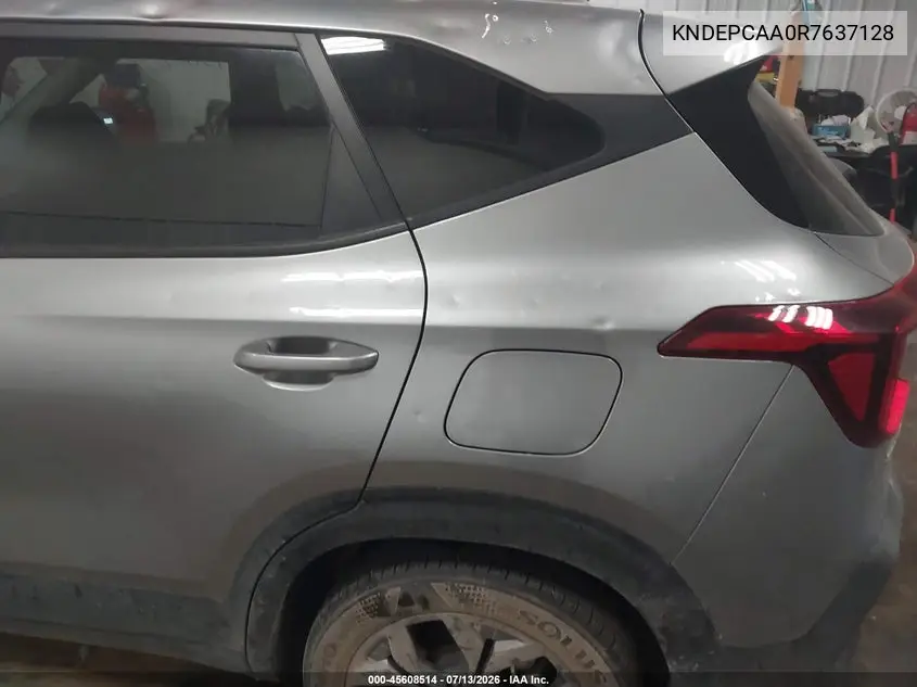 2024 Kia Seltos Lx VIN: KNDEPCAA0R7637128 Lot: 45608514