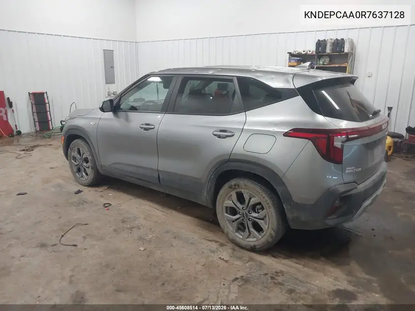 2024 Kia Seltos Lx VIN: KNDEPCAA0R7637128 Lot: 45608514