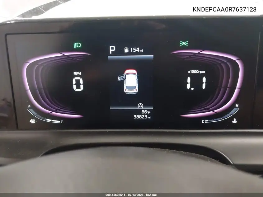 2024 Kia Seltos Lx VIN: KNDEPCAA0R7637128 Lot: 45608514