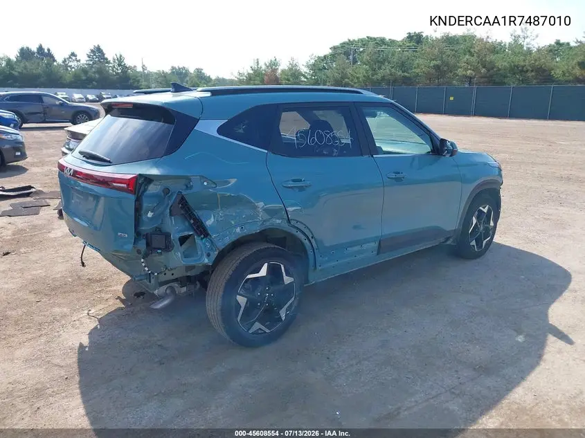 2024 Kia Seltos Ex VIN: KNDERCAA1R7487010 Lot: 45608554