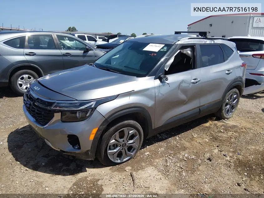 2024 Kia Seltos S VIN: KNDEUCAA7R7516198 Lot: 45671632