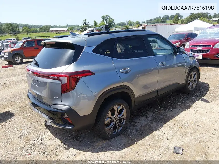 2024 Kia Seltos S VIN: KNDEUCAA7R7516198 Lot: 45671632