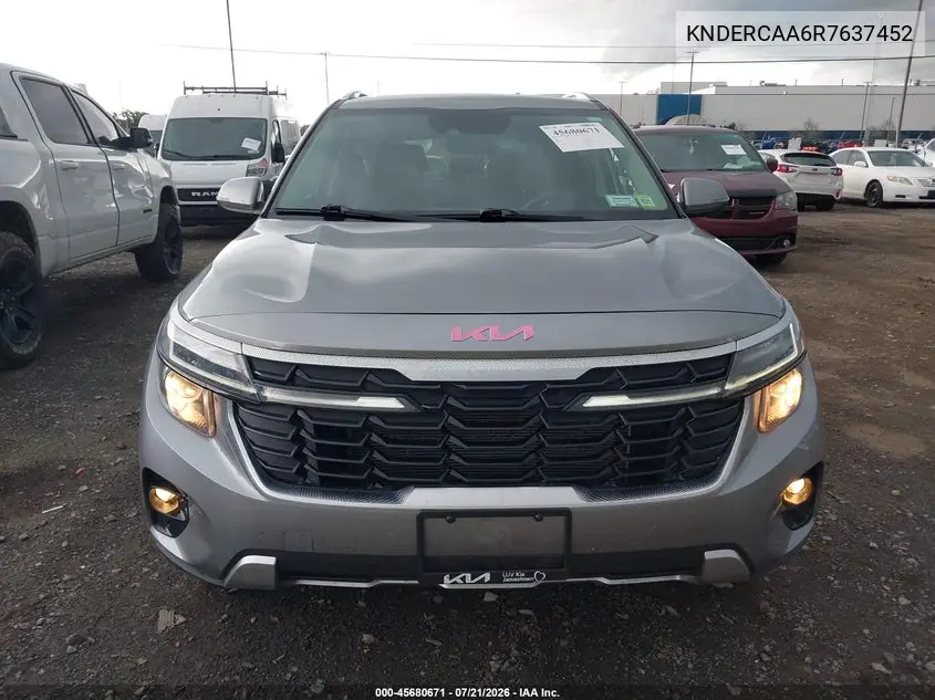 2024 Kia Seltos Ex VIN: KNDERCAA6R7637452 Lot: 45680671