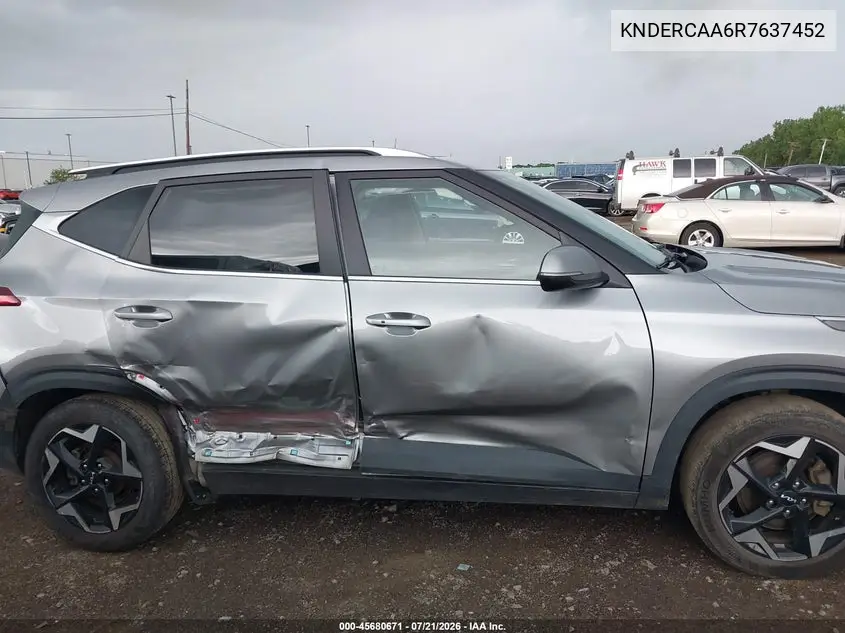 2024 Kia Seltos Ex VIN: KNDERCAA6R7637452 Lot: 45680671