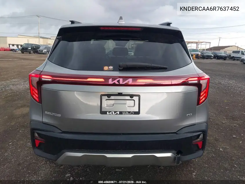 2024 Kia Seltos Ex VIN: KNDERCAA6R7637452 Lot: 45680671
