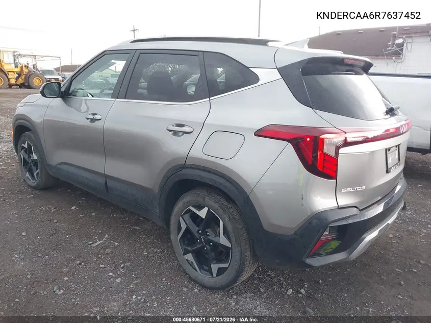 2024 Kia Seltos Ex VIN: KNDERCAA6R7637452 Lot: 45680671