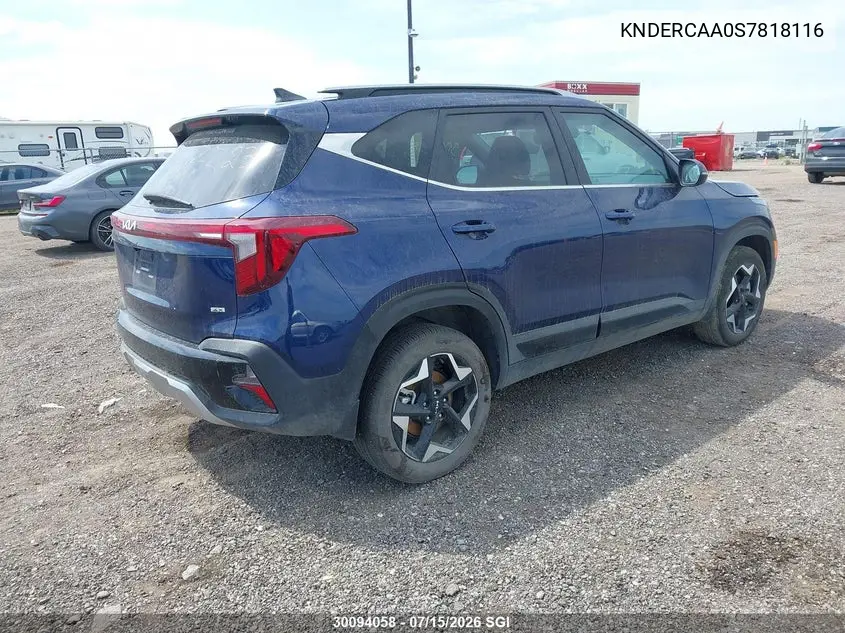 2025 Kia Seltos Ex VIN: KNDERCAA0S7818116 Lot: 30094058