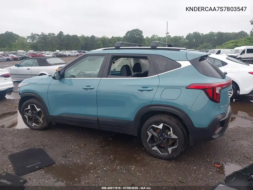 2025 Kia Seltos Ex VIN: KNDERCAA7S7803547 Lot: 45511516