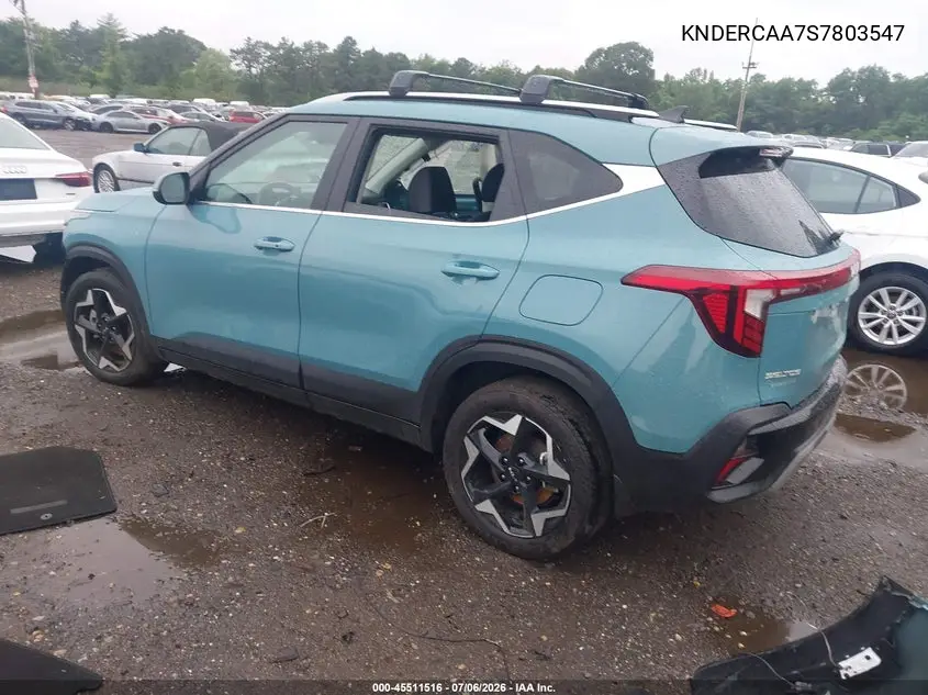2025 Kia Seltos Ex VIN: KNDERCAA7S7803547 Lot: 45511516