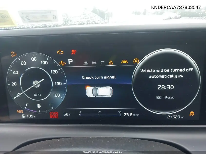 2025 Kia Seltos Ex VIN: KNDERCAA7S7803547 Lot: 45511516