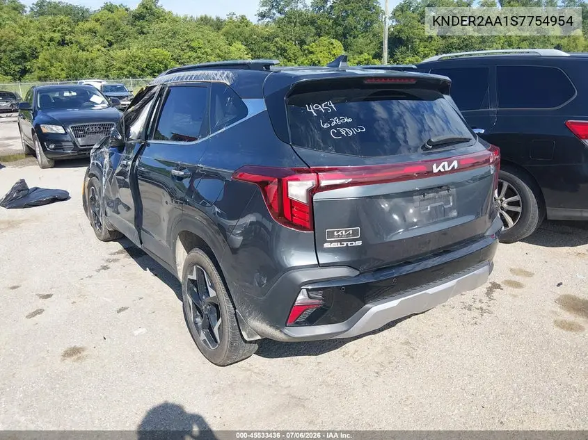 2025 Kia Seltos Ex VIN: KNDER2AA1S7754954 Lot: 45533436
