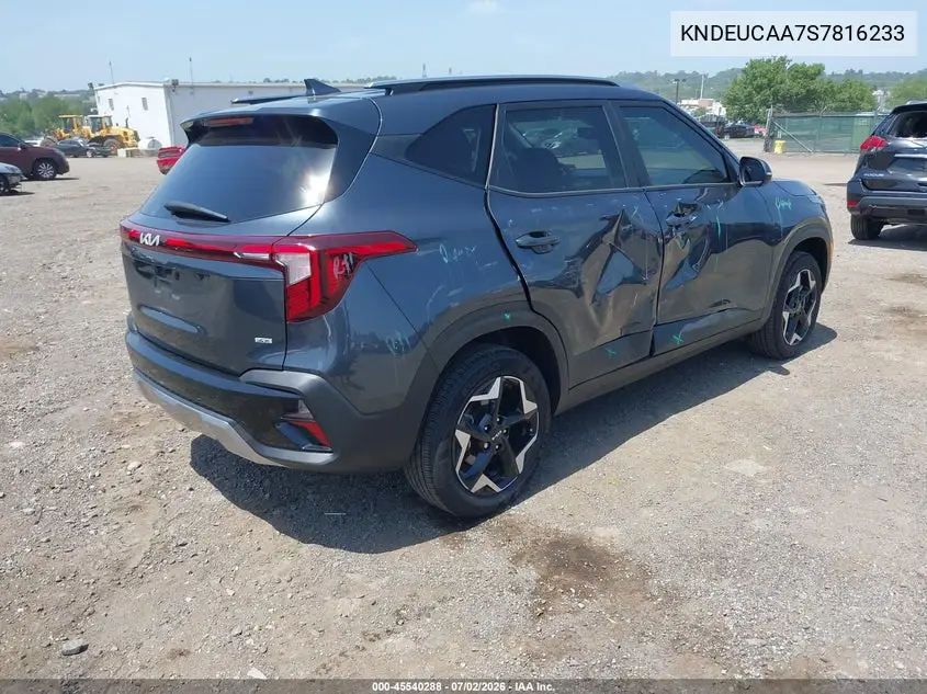 2025 Kia Seltos S VIN: KNDEUCAA7S7816233 Lot: 45540288