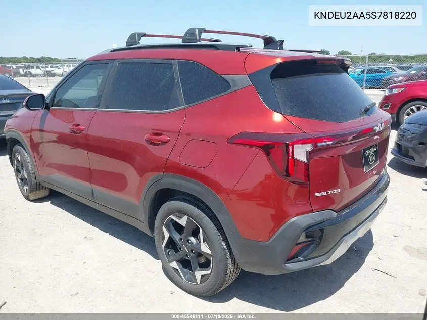 2025 Kia Seltos S VIN: KNDEU2AA5S7818220 Lot: 45546111
