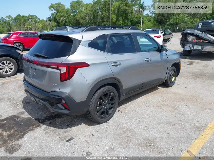 2025 Kia Seltos X-Line VIN: KNDEUCA72S7755359 Lot: 45561352