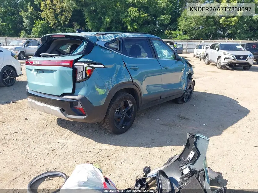 2026 Kia Seltos Ex VIN: KNDER2AA7T7838097 Lot: 45357483