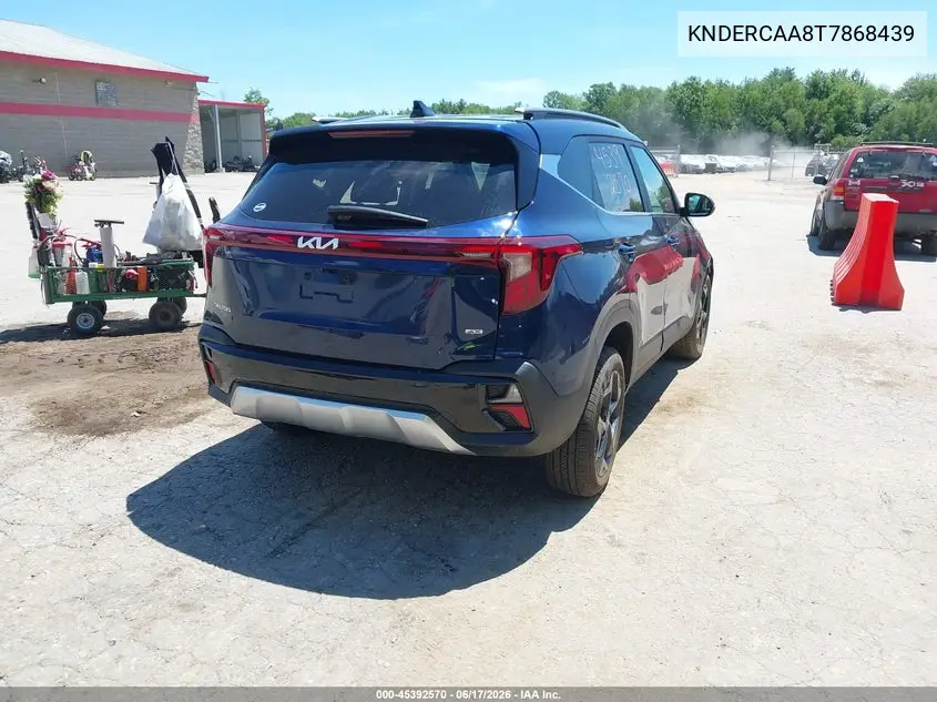 2026 Kia Seltos Ex VIN: KNDERCAA8T7868439 Lot: 45392570