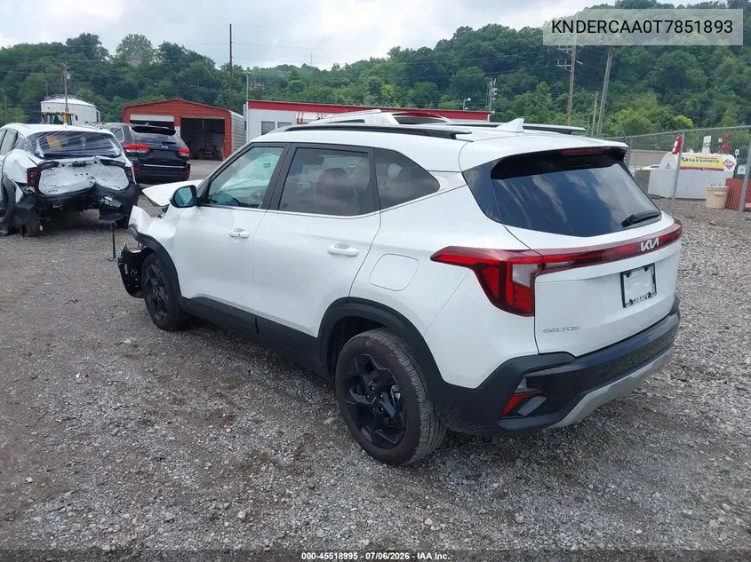 2026 Kia Seltos Ex VIN: KNDERCAA0T7851893 Lot: 45518995