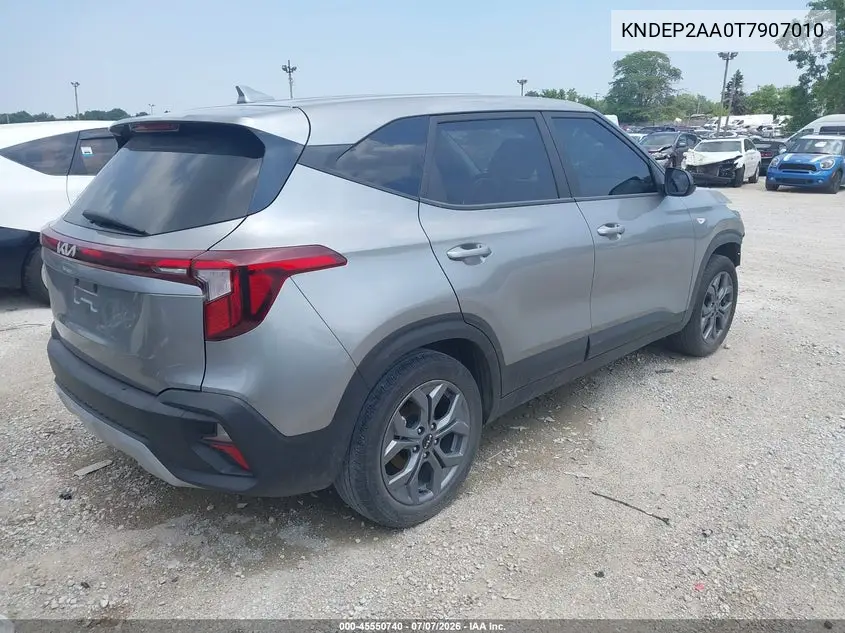 2026 Kia Seltos Lx VIN: KNDEP2AA0T7907010 Lot: 45550740