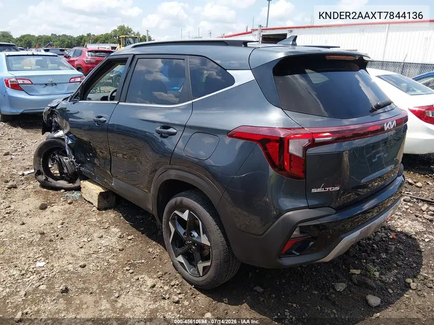 2026 Kia Seltos Ex VIN: KNDER2AAXT7844136 Lot: 45610694
