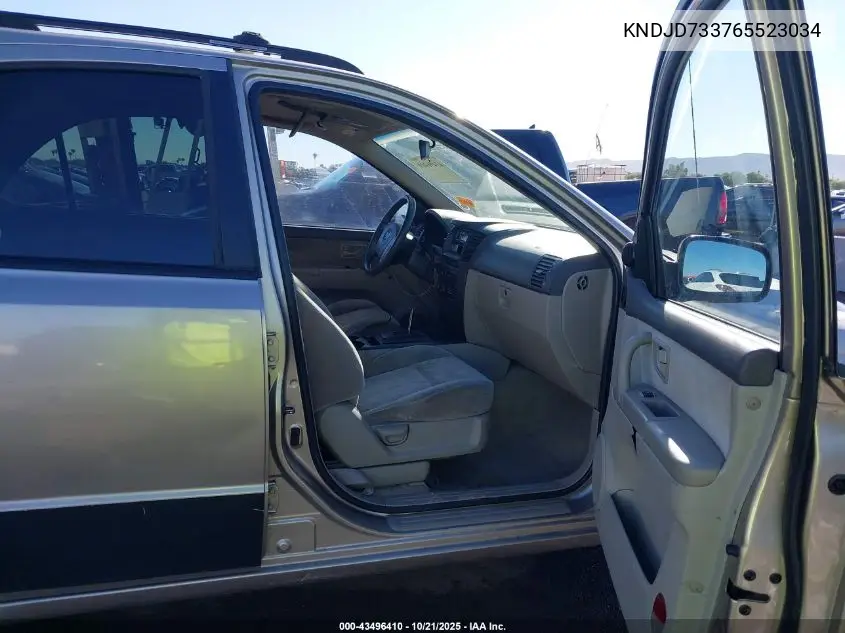 KNDJD733765523034 2006 Kia Sorento Ex/Lx