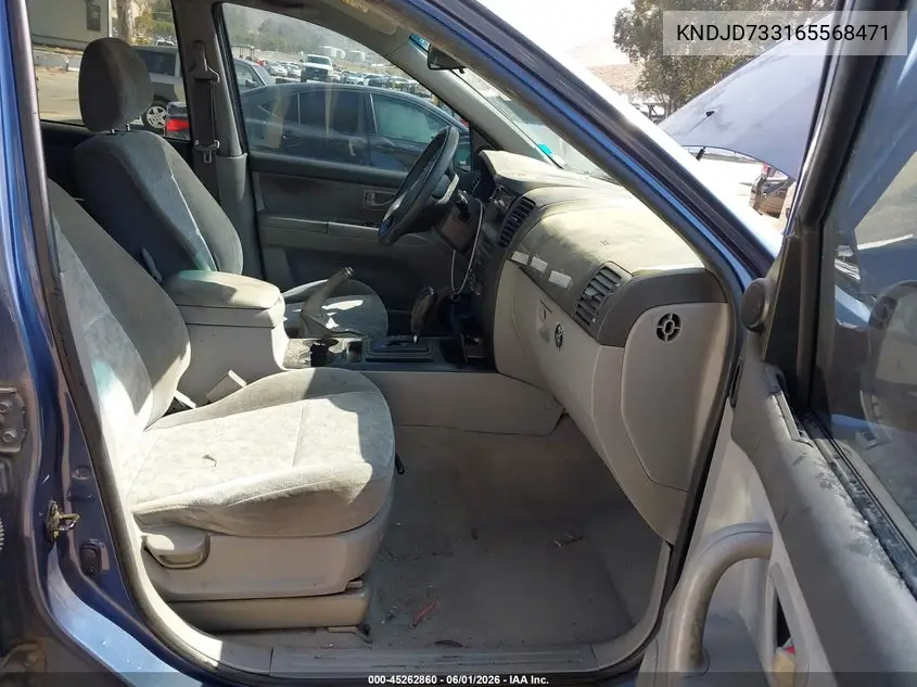 2006 Kia Sorento Ex/Lx VIN: KNDJD733165568471 Lot: 45262860