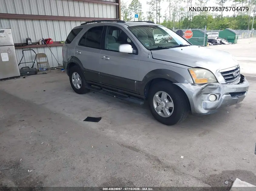 2007 Kia Sorento Ex VIN: KNDJD736375704479 Lot: 45639097