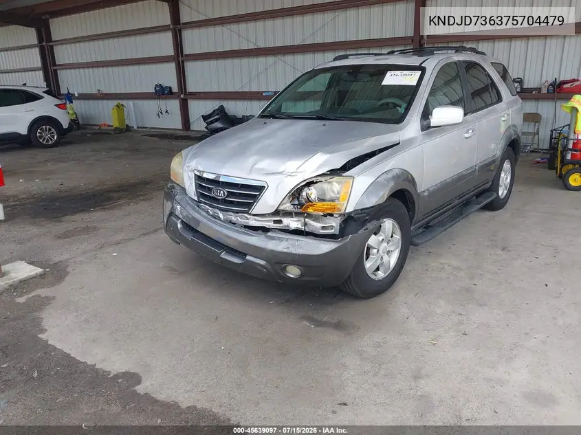 2007 Kia Sorento Ex VIN: KNDJD736375704479 Lot: 45639097