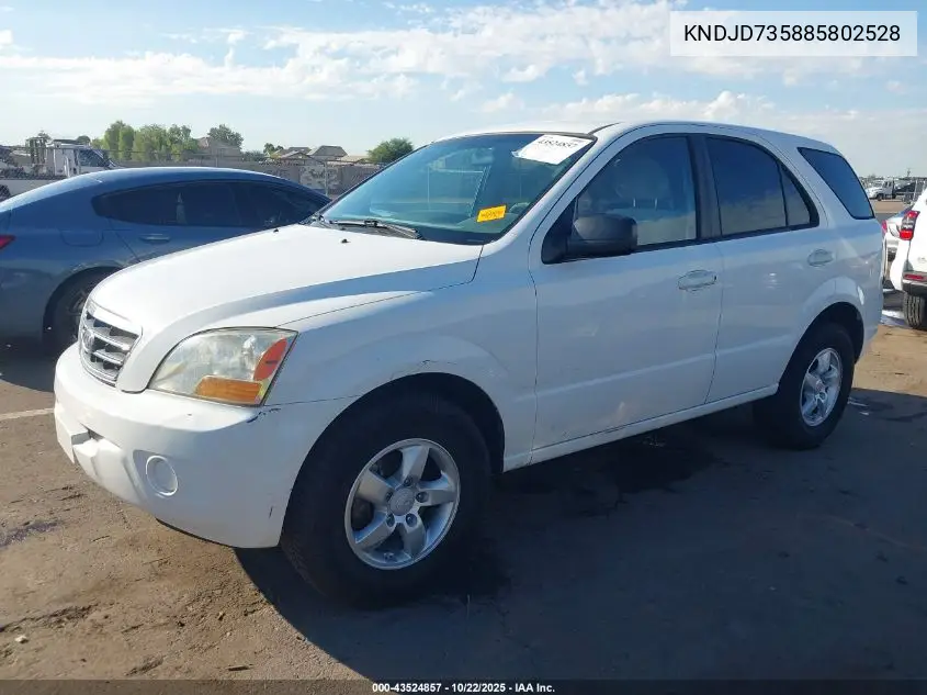 KNDJD735885802528 2008 Kia Sorento Lx Base