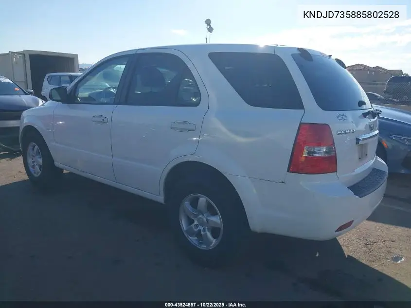 KNDJD735885802528 2008 Kia Sorento Lx Base
