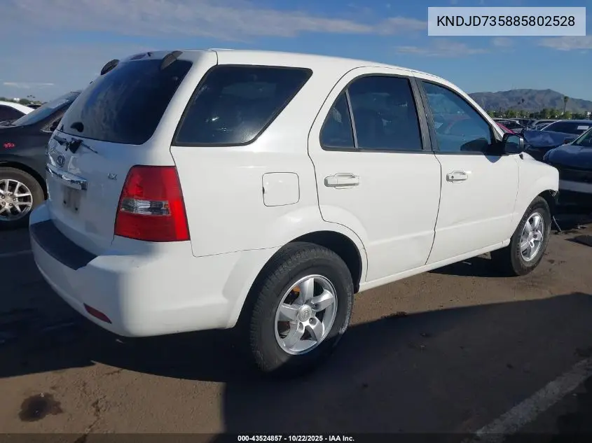 KNDJD735885802528 2008 Kia Sorento Lx Base