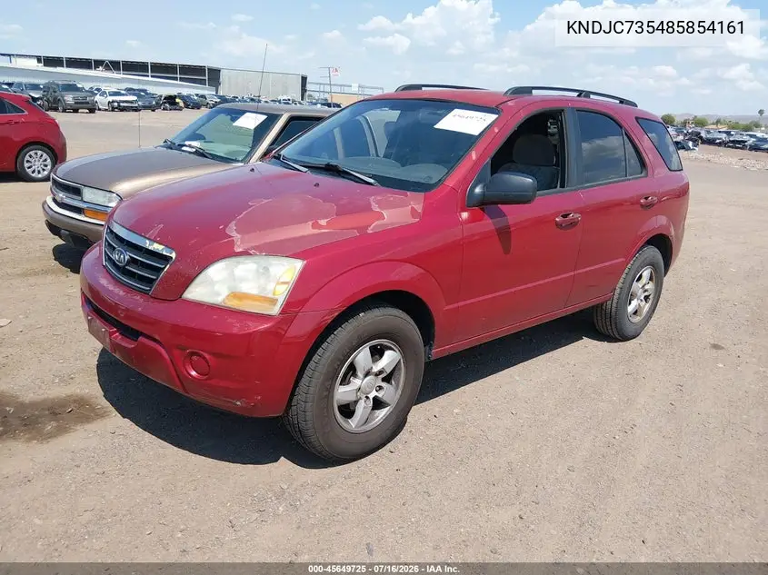2008 Kia Sorento Lx VIN: KNDJC735485854161 Lot: 45649725