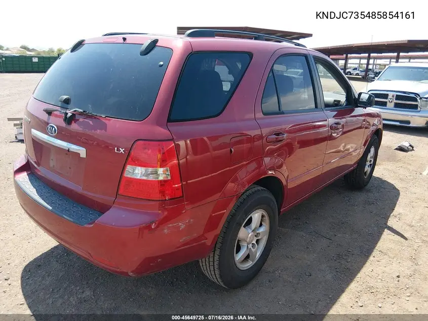 2008 Kia Sorento Lx VIN: KNDJC735485854161 Lot: 45649725