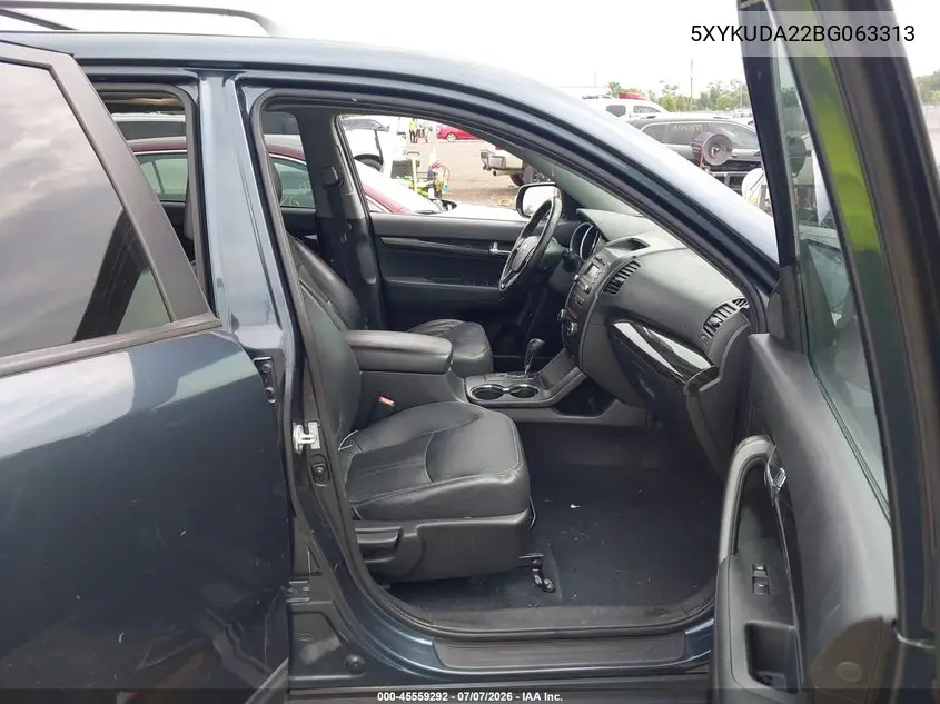 2011 Kia Sorento Ex V6 VIN: 5XYKUDA22BG063313 Lot: 45559292
