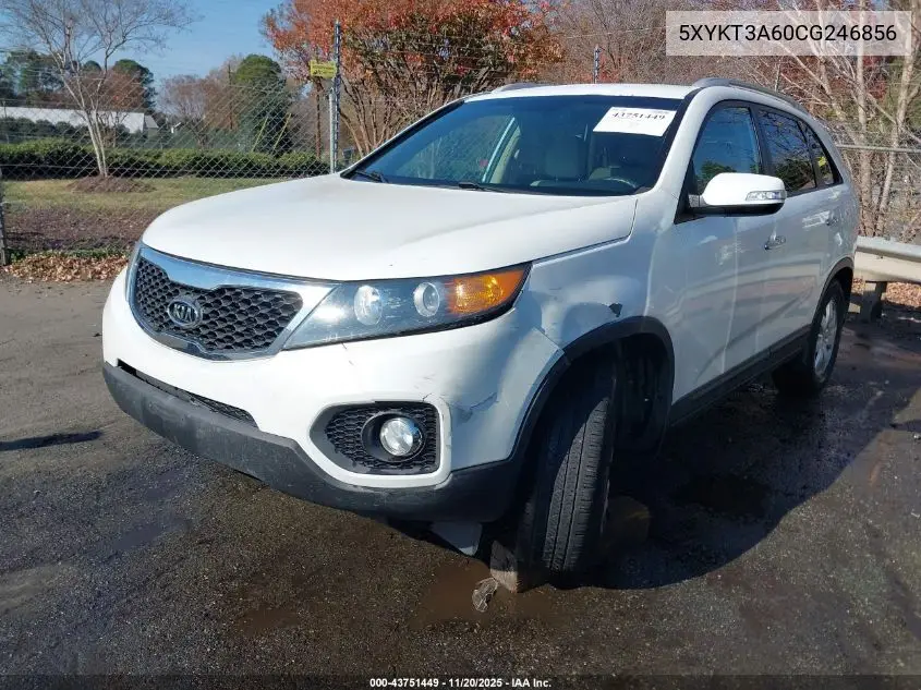 5XYKT3A60CG246856 2012 Kia Sorento Lx